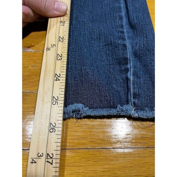 So Jeans Women's Size 3 Ultimate Ankle Jeggings High Rise Whiskered Faded Frayed - Picture 6 of 8